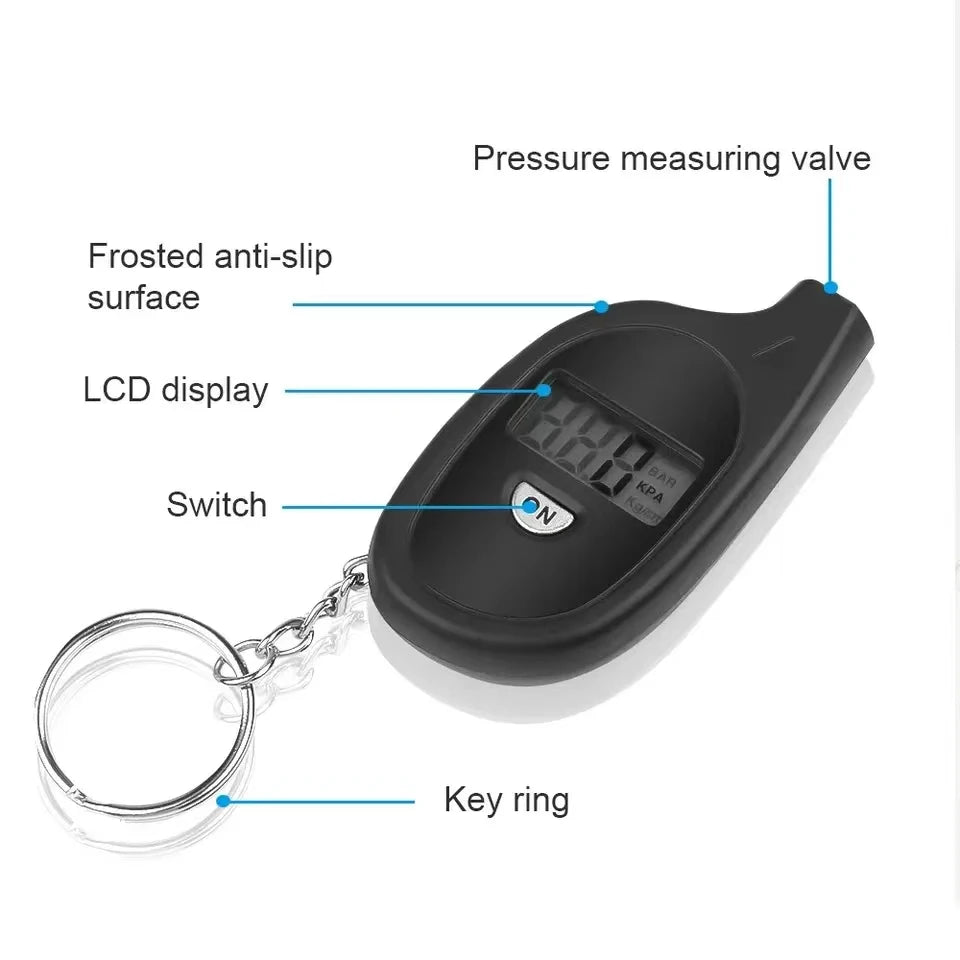 Digital Tire Pressure Gauge with LCD Display
