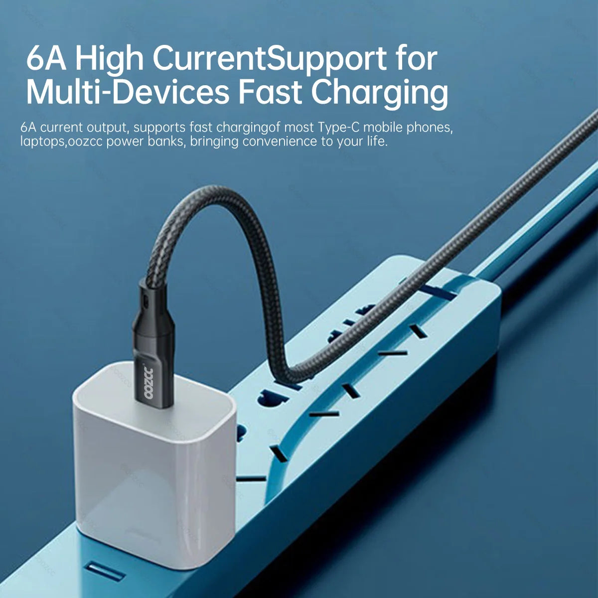 Fast Charging Cable with LCD Watt Display