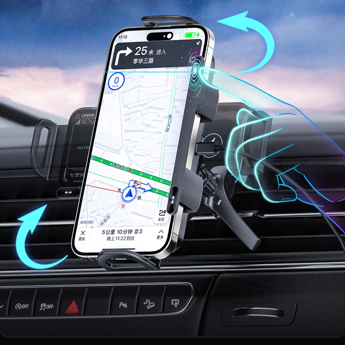 15W Fast Charging MagSafe Car Mount