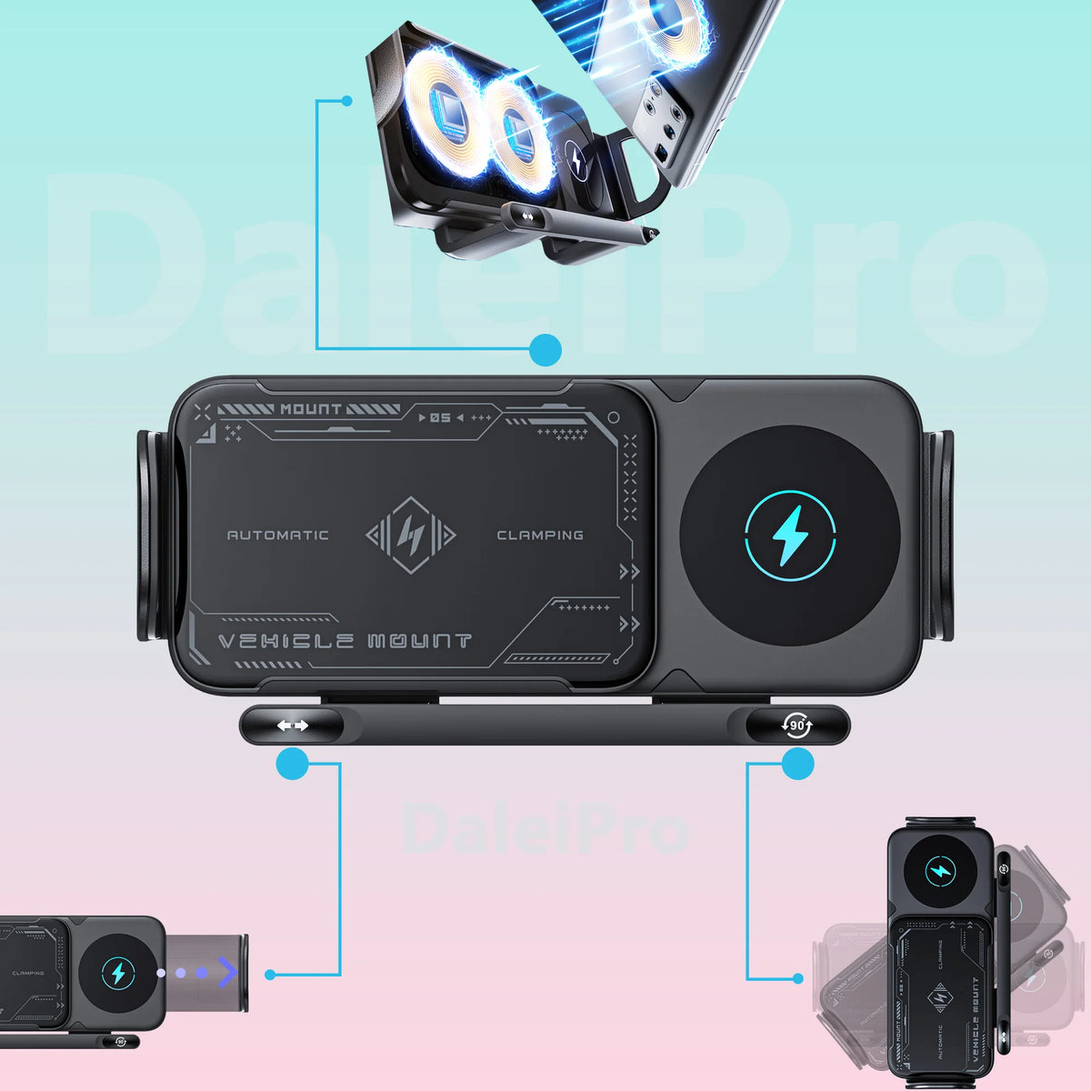 15W Fast Charging MagSafe Car Mount